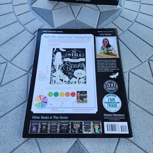 Chalk-Style Holiday & Nature Coloring Book Paperback Bundle - Picture 7 of 8